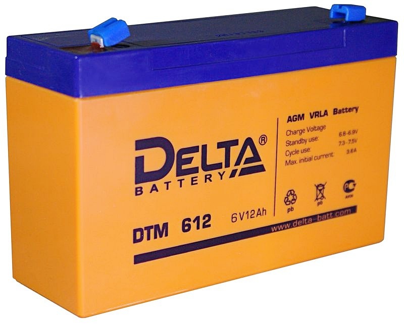  Delta DT DTM 612 (DTM 612)                                                12ah 6V -    